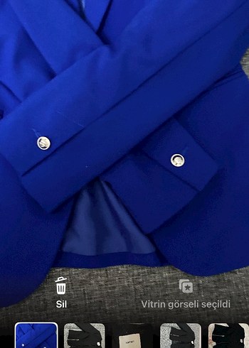 Zara Düğmeli Kadın Blazer Ceket - Görsel 4