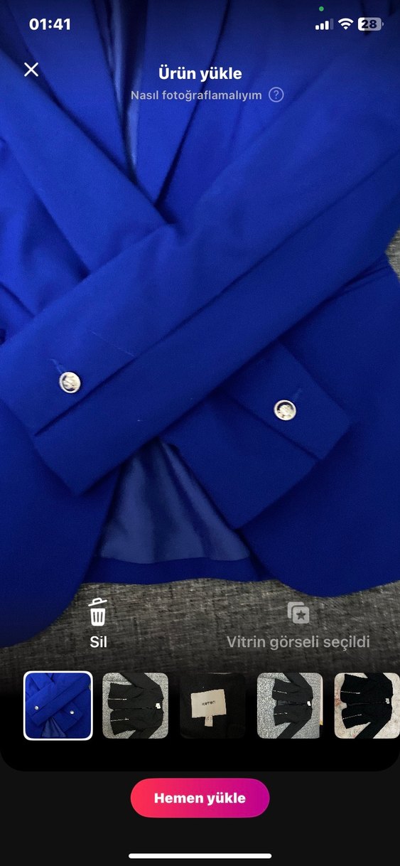 Zara Düğmeli Kadın Blazer Ceket - Görsel 4