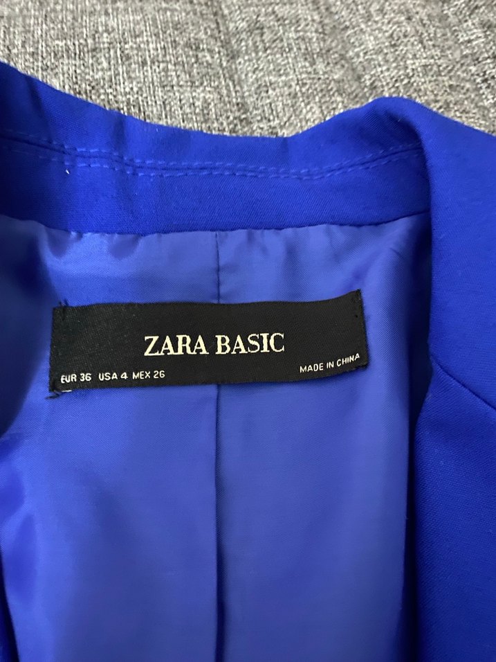 Zara Düğmeli Kadın Blazer Ceket - Görsel 2