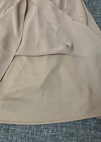 Vizon Drapeli Abiye Elbise - Görsel 3