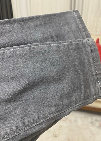 Gri Kadın Denim Pantolon - Görsel 5