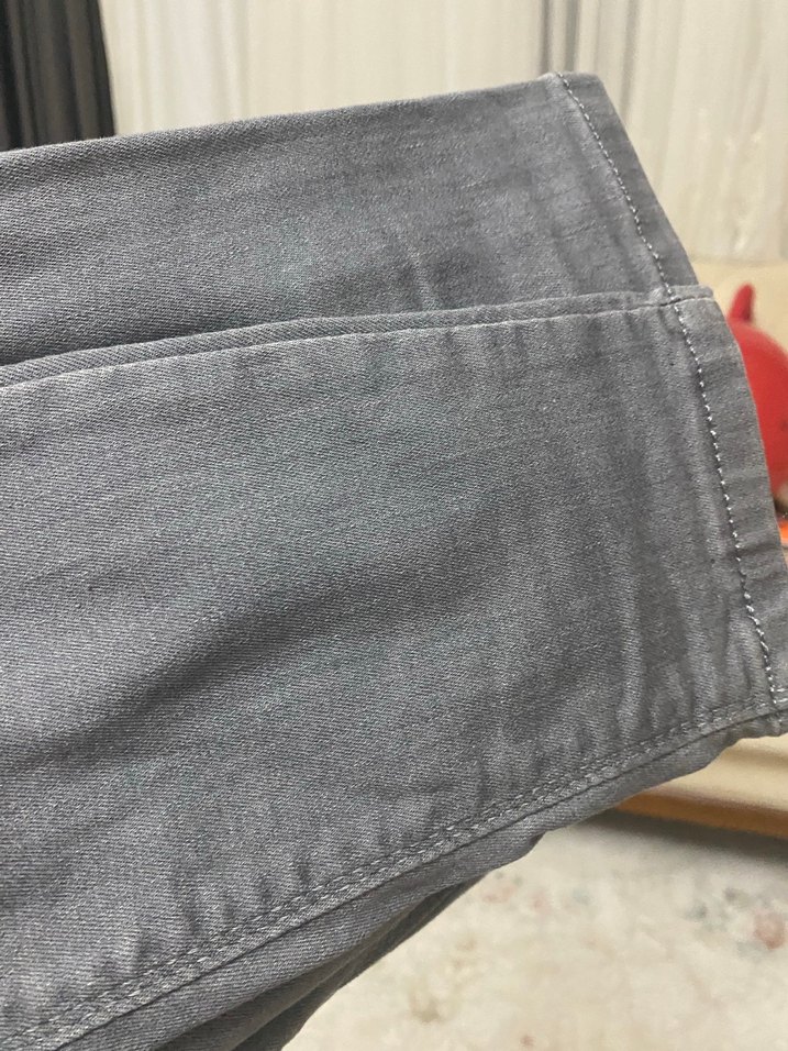 Gri Kadın Denim Pantolon - Görsel 5