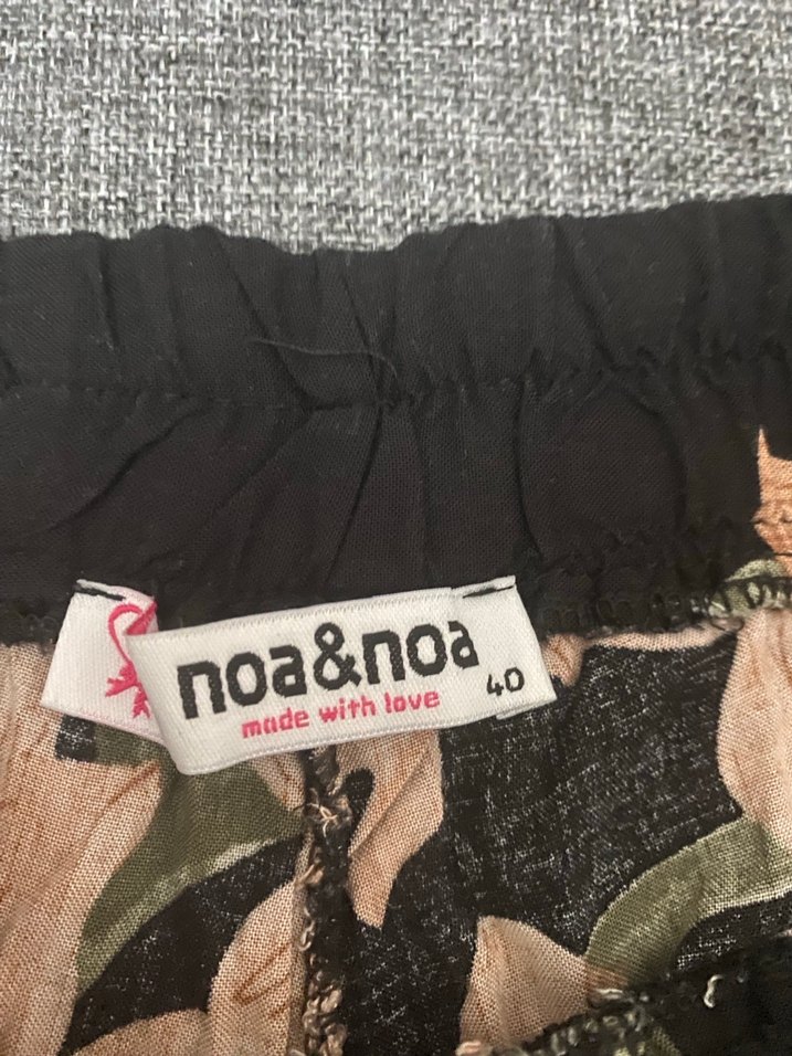 Çiçek Desenli Bol Kesim Kadın Pantolon - Görsel 2