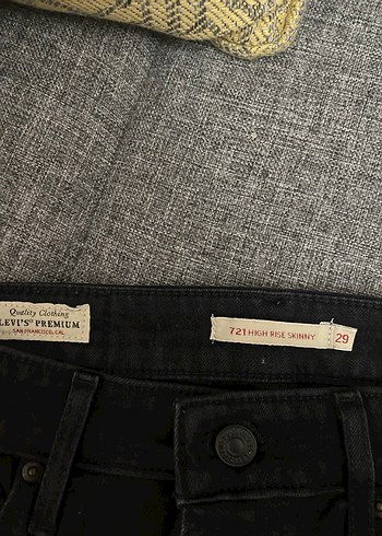 Levis Kadın Siyah Normal Kesim Denim Pantolon - Görsel 3