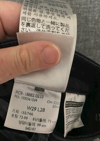 Levis Kadın Siyah Normal Kesim Denim Pantolon - Görsel 4