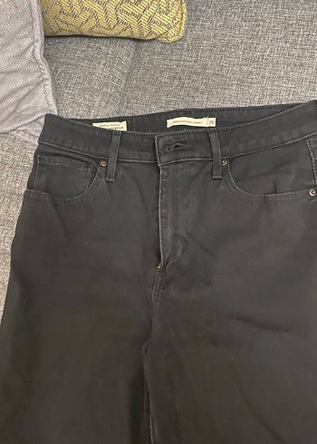 Levis Kadın Siyah Normal Kesim Denim Pantolon - Görsel 2
