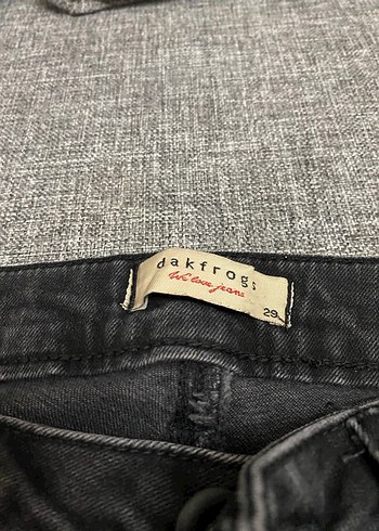 Skinny Yüksek Bel Gri Kadın Kot Pantolon - Görsel 4