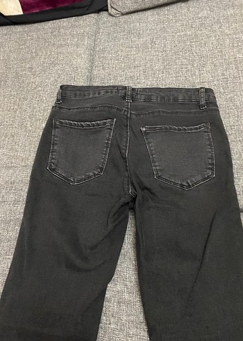 Skinny Yüksek Bel Gri Kadın Kot Pantolon - Görsel 5