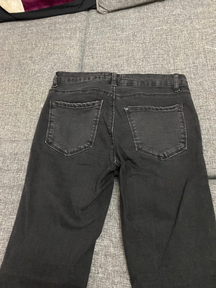 Skinny Yüksek Bel Gri Kadın Kot Pantolon - Görsel 5