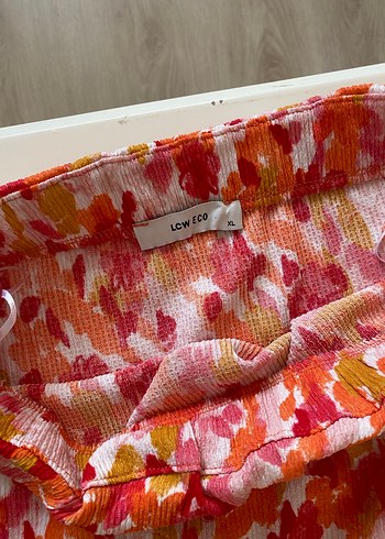 Çiçek Desenli Drapeli Uzun Bohem Etek - Görsel 4