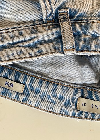 Gri Midi Boy Salaş Kadın Kot Pantolon - Görsel 3