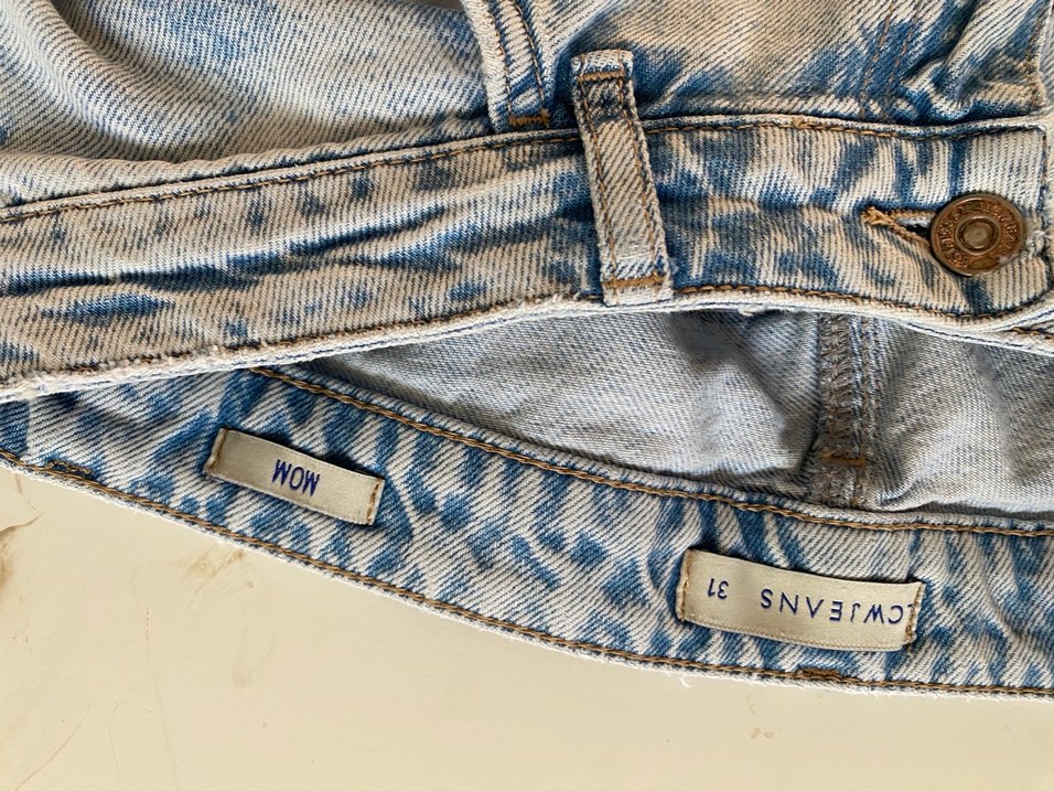 Gri Midi Boy Salaş Kadın Kot Pantolon - Görsel 3