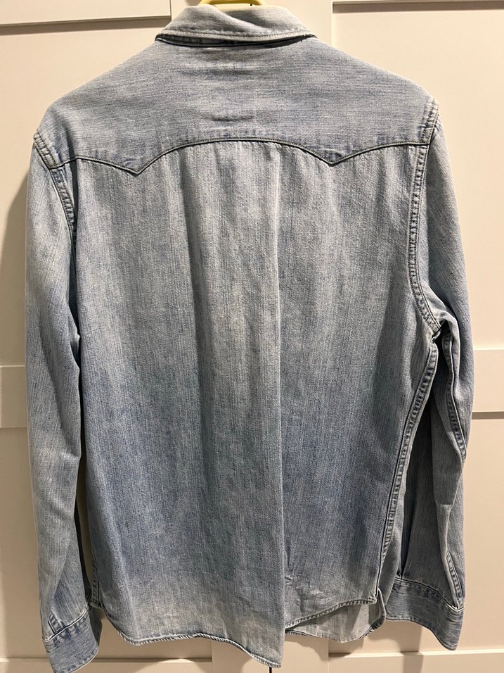 Levi's Mavi erkek kot gömlek — görsel 3/5