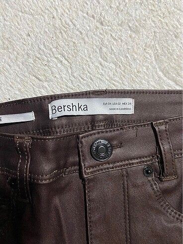Bershka bershka deri pantolon