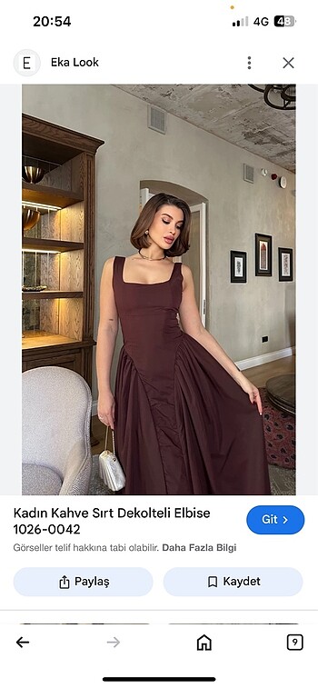 poplin etekli elbise