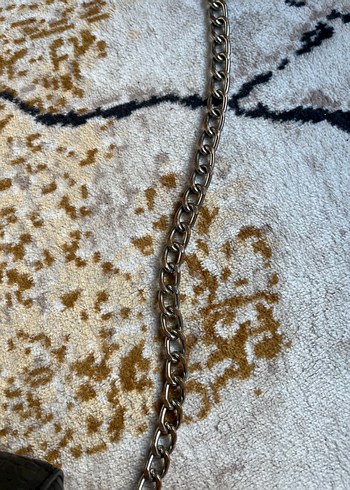 bershka siyah deri desenli çanta - Görsel 8