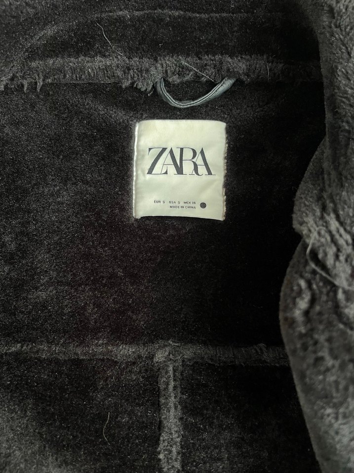 Siyah Kürklü Deri Biker Yelek - Görsel 5