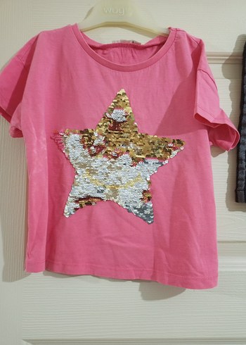 LC Waikiki Payetli Pembe Kız Bebek Takımı