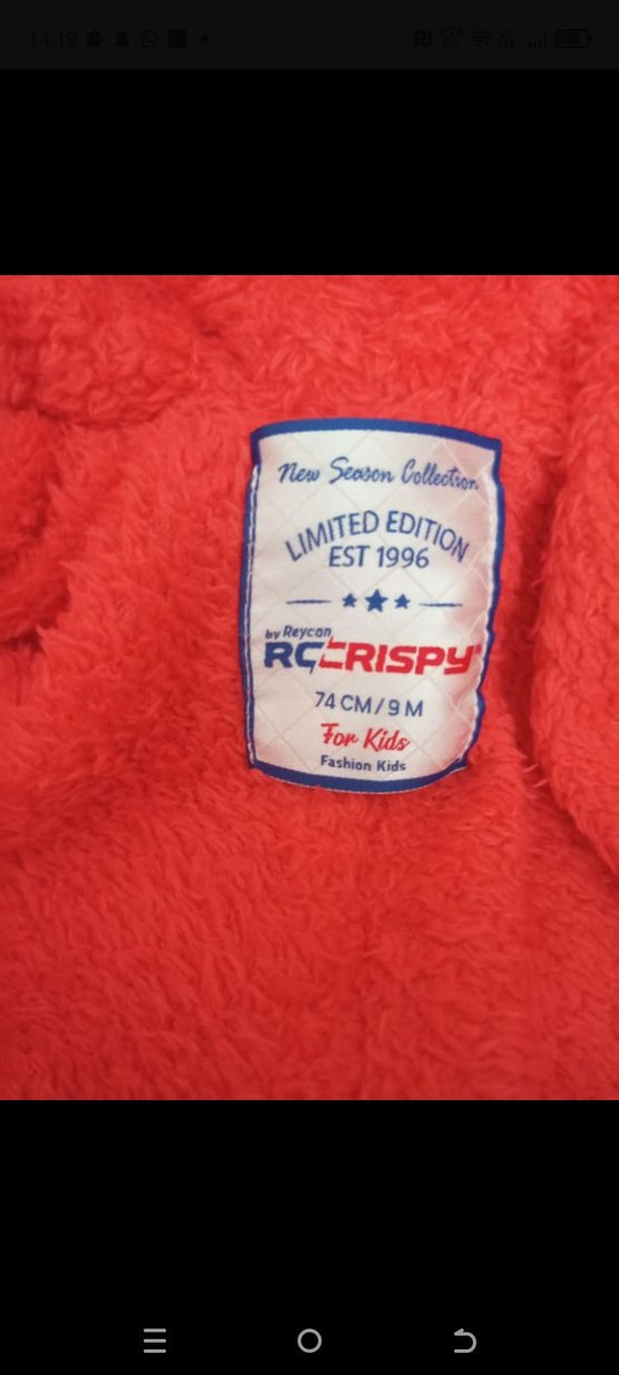 Renkli Desenli Bebek Kız Tulumu Kapüşonlu - Görsel 3