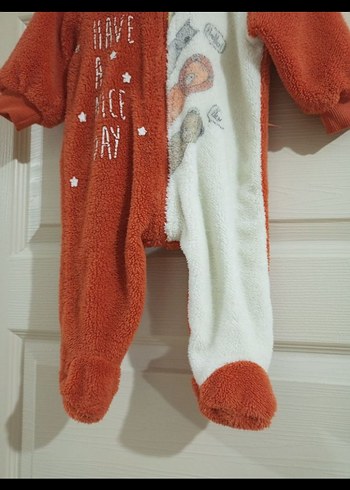 Renkli Baskılı Erkek Bebek Kalın Tulum - Görsel 5