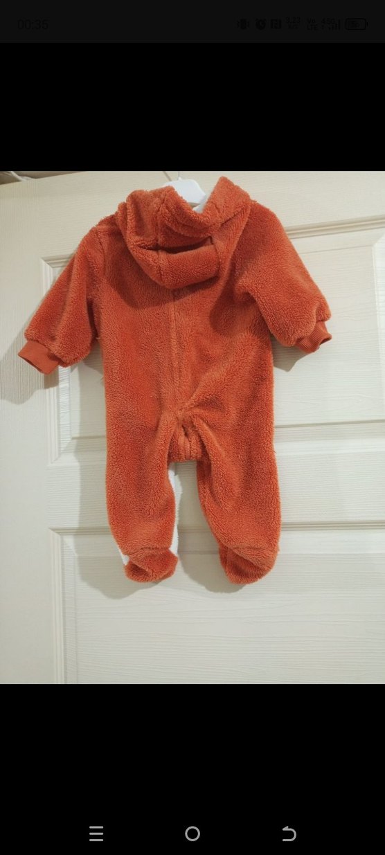 Renkli Baskılı Erkek Bebek Kalın Tulum - Görsel 3