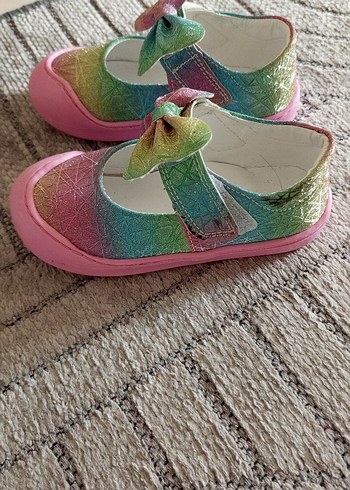 Kız Bebek Renkli İlk Adım Ayakkabısı - Görsel 2