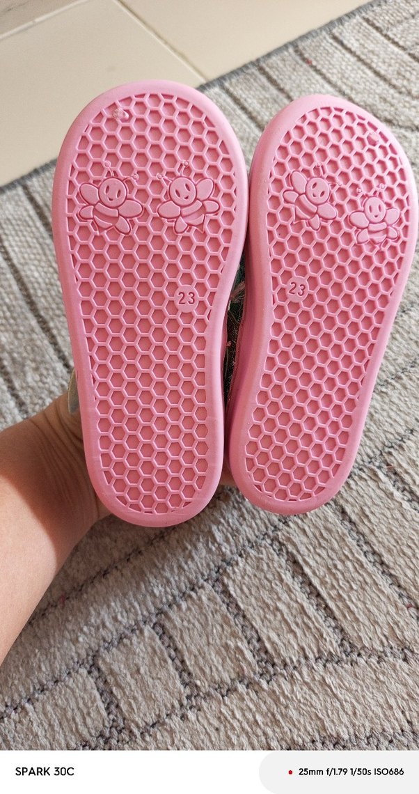 Kız Bebek Renkli İlk Adım Ayakkabısı - Görsel 5