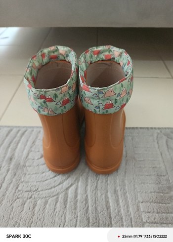 erkek Çocuk Renkli Desenli Lastik Bot - Görsel 3