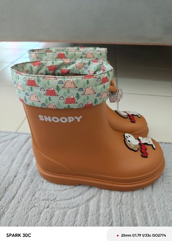 erkek Çocuk Renkli Desenli Lastik Bot - Görsel 4