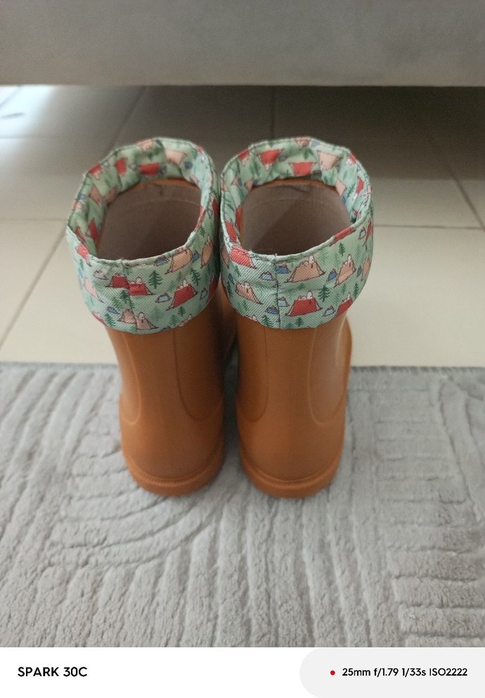 erkek Çocuk Renkli Desenli Lastik Bot - Görsel 3