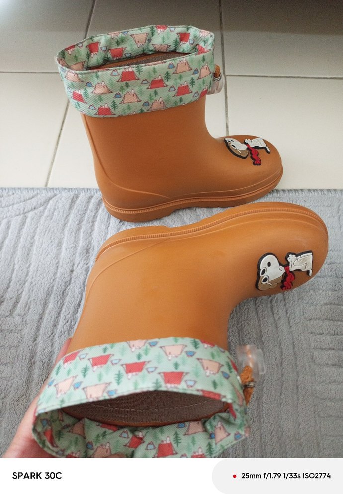 erkek Çocuk Renkli Desenli Lastik Bot - Görsel 5