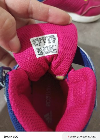 Kız Çocuk Pembe Renkli Spor Ayakkabı - Görsel 6