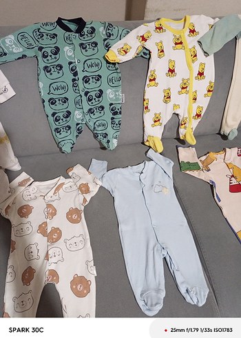 Renkli Bebek Tulumları Seti - Görsel 3