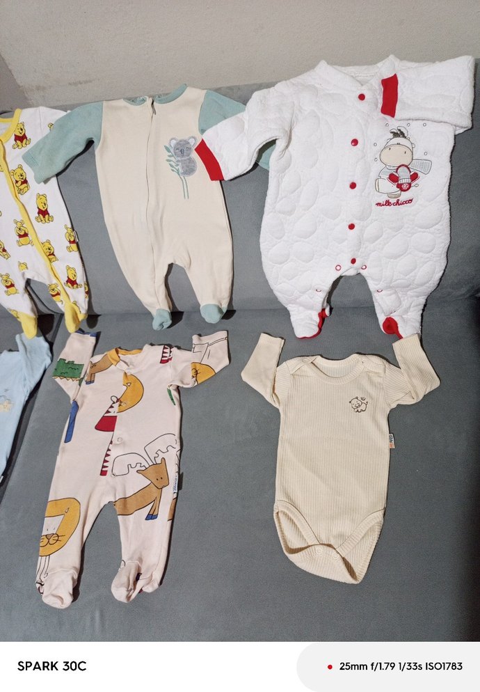 Renkli Bebek Tulumları Seti - Görsel 4