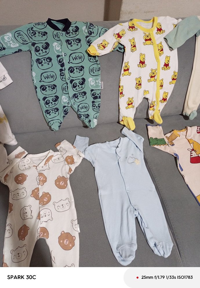 Renkli Bebek Tulumları Seti - Görsel 3