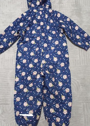 Renkli Desenli Bebek Kız Tulumu - Görsel 2