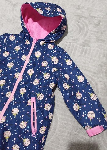 Renkli Desenli Bebek Kız Tulumu - Görsel 6