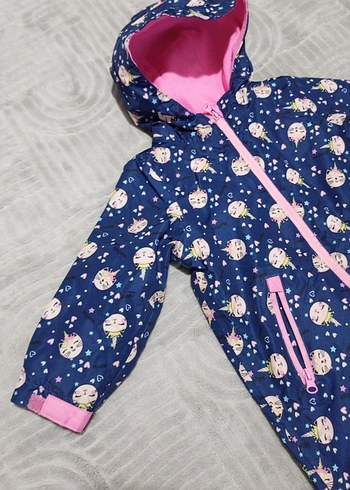 Renkli Desenli Bebek Kız Tulumu - Görsel 3