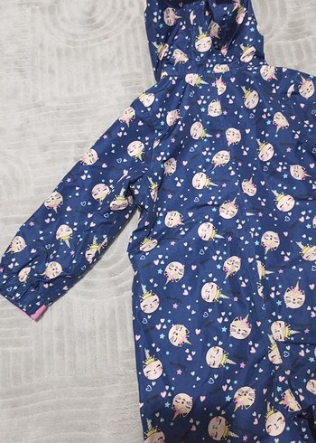 Renkli Desenli Bebek Kız Tulumu - Görsel 5