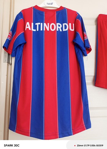 Kırmızı Çizgili Spor Erkek Forma Takımı - Görsel 4