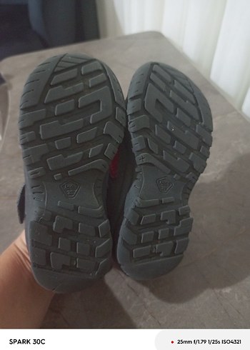 Kız Çocuk Pembe Gri Cırt Cırtlı Spor Ayakkabı - Görsel 6