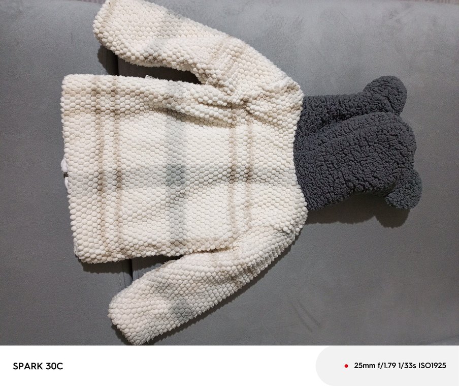 peluş mont - Görsel 5