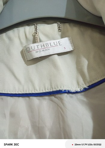 Bej Midi Kadın Keten Kemerli Ceket - Görsel 7