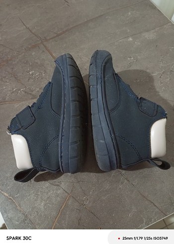 Mavi Erkek Çocuk Lastik Botlar Velcro - Görsel 6