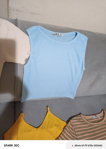 Sarı Kısa Kollu Genç Kız Tişörtü - Görsel 5