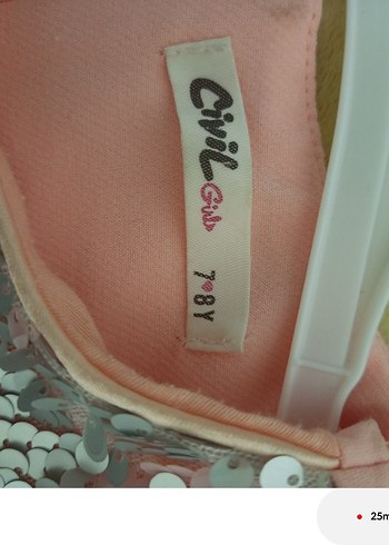 Pullu Pembe Kız Çocuk Elbise - Görsel 3