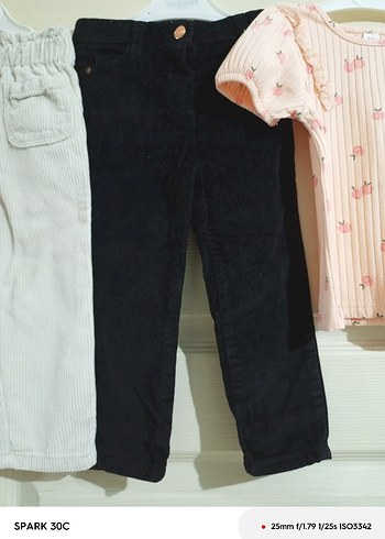 Pembe Piliseli Kısa Kollu Bebek Kız Takımı - Görsel 3