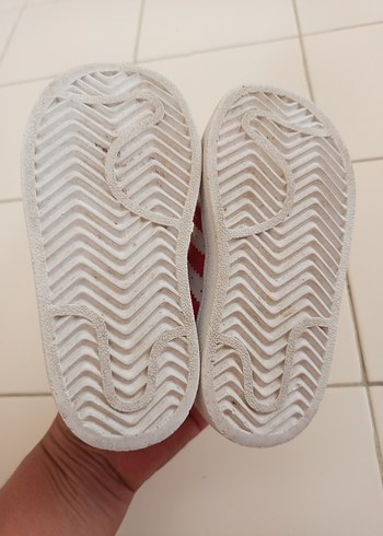 22 Beden pembe Renk Kız Çocuk Pembe Bağcıklı Spor Ayakkabı
