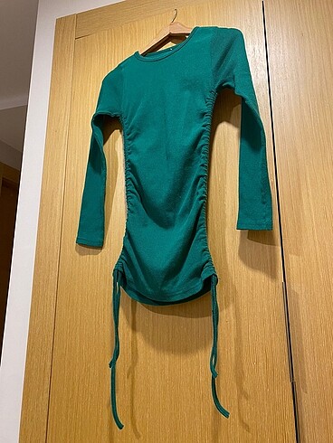 yeşil mini elbise