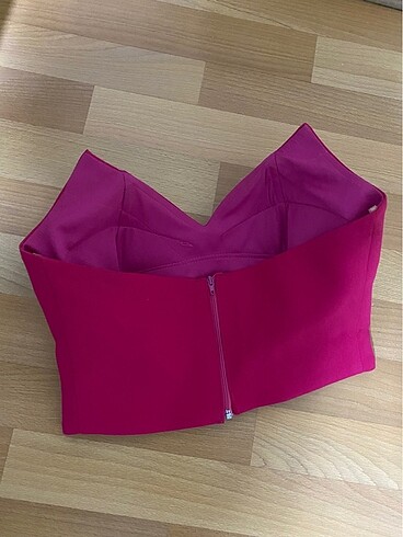 36 Beden 3D boyutlu Crop etek saten takım
